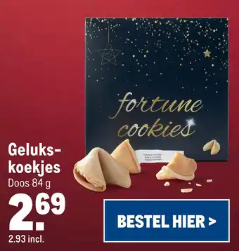 Makro Geluks- koekjes aanbieding