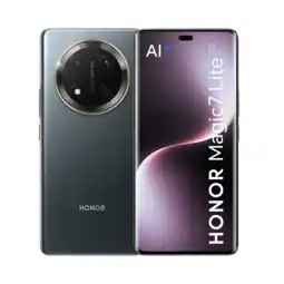 MediaMarkt Honor Magic 7 Lite 8+512 Gb - Titanium Black 512 Zwart aanbieding