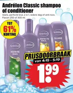Dirk Andrélon Classic shampoo of conditioner aanbieding