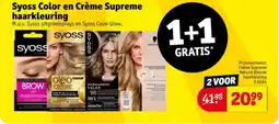 Kruidvat Syoss Color en Crème Supreme haarkleuring aanbieding