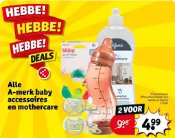 Kruidvat Alle A-merk baby accessoires en mothercare aanbieding