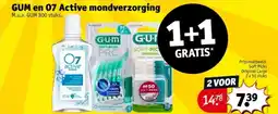 Kruidvat GUM en 07 Active mondverzorging aanbieding