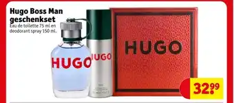 Kruidvat Hugo Boss Man geschenkset aanbieding