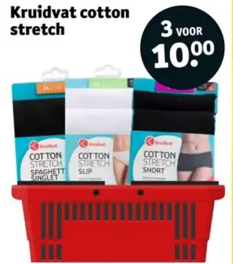 Kruidvat Kruidvat cotton stretch aanbieding