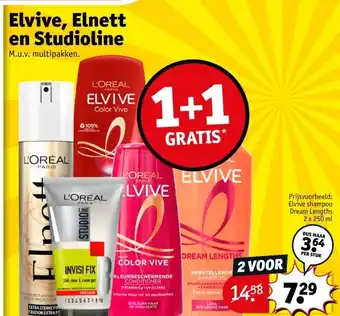 Kruidvat Elvive, Elnett en Studioline aanbieding