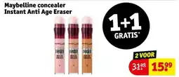 Kruidvat Maybelline concealer Instant Anti Age Eraser aanbieding