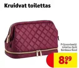 Kruidvat Kruidvat toilettas aanbieding