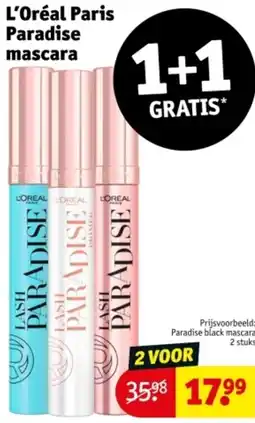 Kruidvat L'Oréal Paris Paradise mascara aanbieding