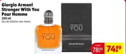 Kruidvat Giorgio Armani Stronger With You Pour Homme aanbieding