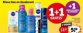 Kruidvat Nivea Sun en deodorant aanbieding