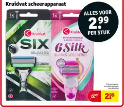 Kruidvat Kruidvat scheerapparaat aanbieding