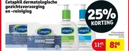 Kruidvat Cetaphil dermatologische gezichtsverzorging en reiniging aanbieding