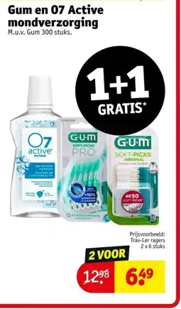 Kruidvat Gum en 07 Active mondverzorging aanbieding