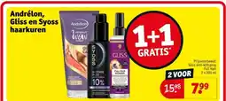 Kruidvat Andrélon, Gliss en Syoss haarkuren aanbieding