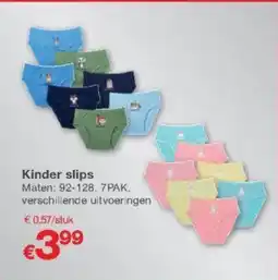 Kik Kinder slips aanbieding