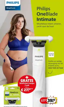 Kruidvat Philips OneBlade Intimate aanbieding