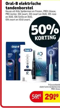 Kruidvat Oral-B elektrische tandenborstel aanbieding