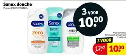 Kruidvat Sanex douche aanbieding