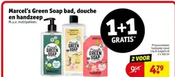 Kruidvat Marcel's Green Soap bad, douche en handzeep aanbieding