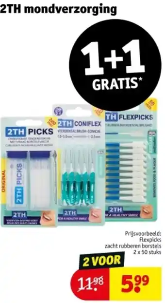 Kruidvat 2TH mondverzorging aanbieding