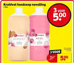 Kruidvat Kruidvat handzeep navulling aanbieding