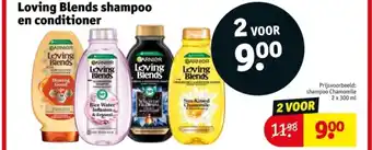 Kruidvat Loving Blends shampoo en conditioner aanbieding