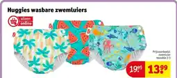 Kruidvat Huggies wasbare zwemluiers aanbieding