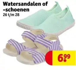 Kruidvat Watersandalen of schoenen aanbieding