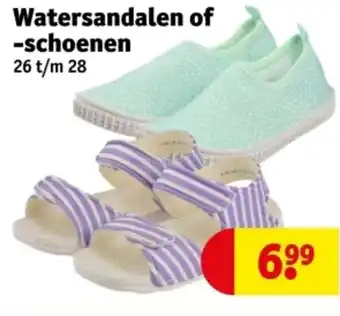 Kruidvat Watersandalen of schoenen aanbieding