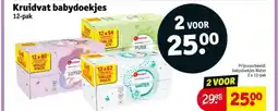 Kruidvat Kruidvat babydoekjes aanbieding
