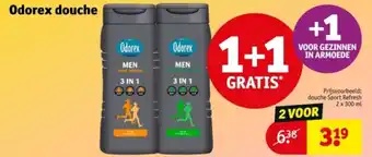 Kruidvat Odorex douche aanbieding