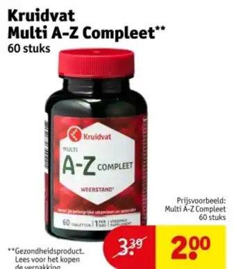 Kruidvat Kruidvat Multi A-Z Compleet aanbieding