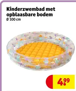 Kruidvat Kinderzwembad met opblaasbare bodem aanbieding