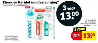 Kruidvat Elmex en Meridol mondverzorging aanbieding