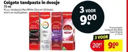 Kruidvat Colgate tandpasta in doosje aanbieding