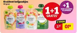 Kruidvat Kruidvat knijpzakjes aanbieding