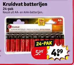 Kruidvat Kruidvat batterijen aanbieding