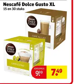 Kruidvat Nescafé Dolce Gusto XL aanbieding