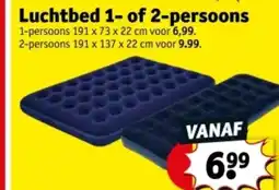 Kruidvat Luchtbed 1 of 2 persoons aanbieding