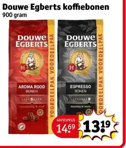 Kruidvat Douwe Egberts koffiebonen aanbieding