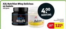 Kruidvat XXL Nutrition Whey Delicious aanbieding