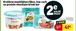 Kruidvat Kruidvat maaltijdverrijker, low carb en protein chocolate break bar aanbieding