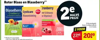 Kruidvat Roter Blaas en Blaseberry aanbieding