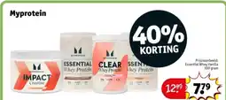 Kruidvat Myprotein aanbieding