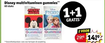 Kruidvat Disney multivitaminen gummies aanbieding