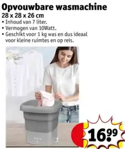 Kruidvat Opvouwbare wasmachine aanbieding
