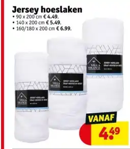 Kruidvat Jersey hoeslaken aanbieding