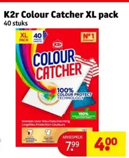 Kruidvat K2r Colour Catcher XL pack aanbieding