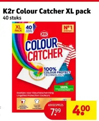 Kruidvat K2r Colour Catcher XL pack aanbieding