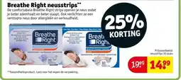 Kruidvat Breathe Right neusstrips aanbieding
